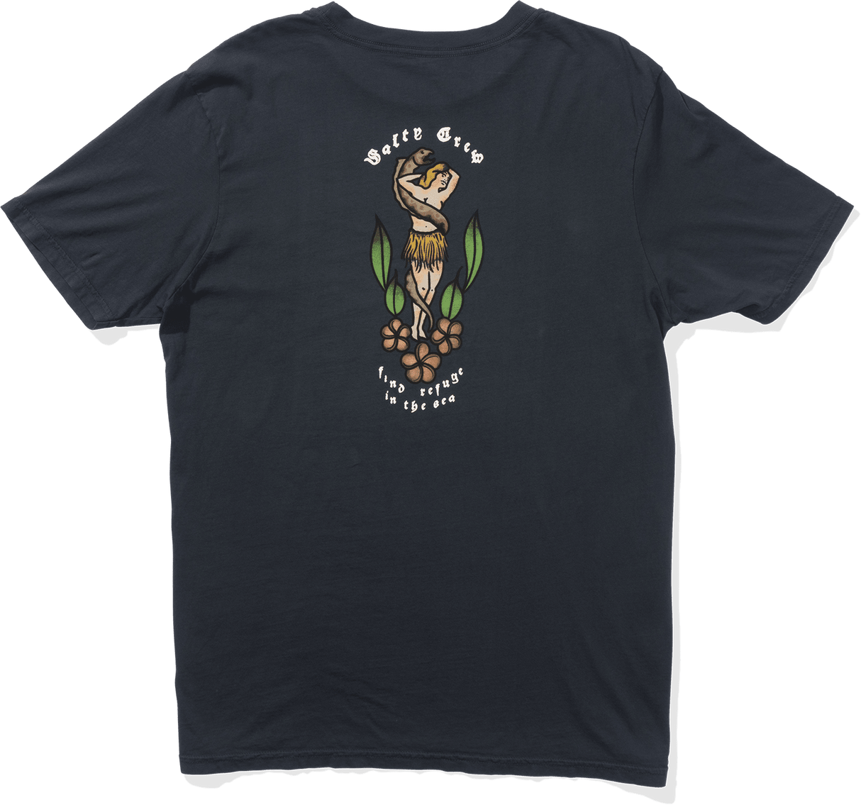 SALTY CREW Old School Vintage T-Shirt Vintage Black Men's Short Sleeve T-Shirts Salty Crew