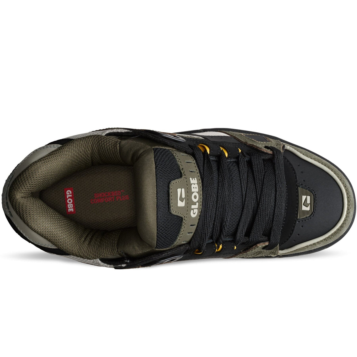 GLOBE Sabre Shoes Black/Army Men's Skate Shoes Globe