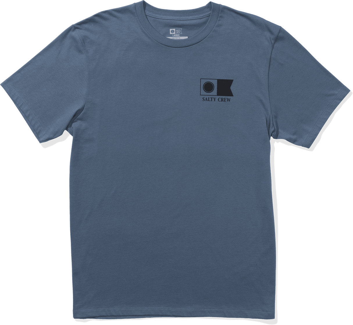 SALTY CREW Flagship Fill T-Shirt Slate Men's Short Sleeve T-Shirts Salty Crew