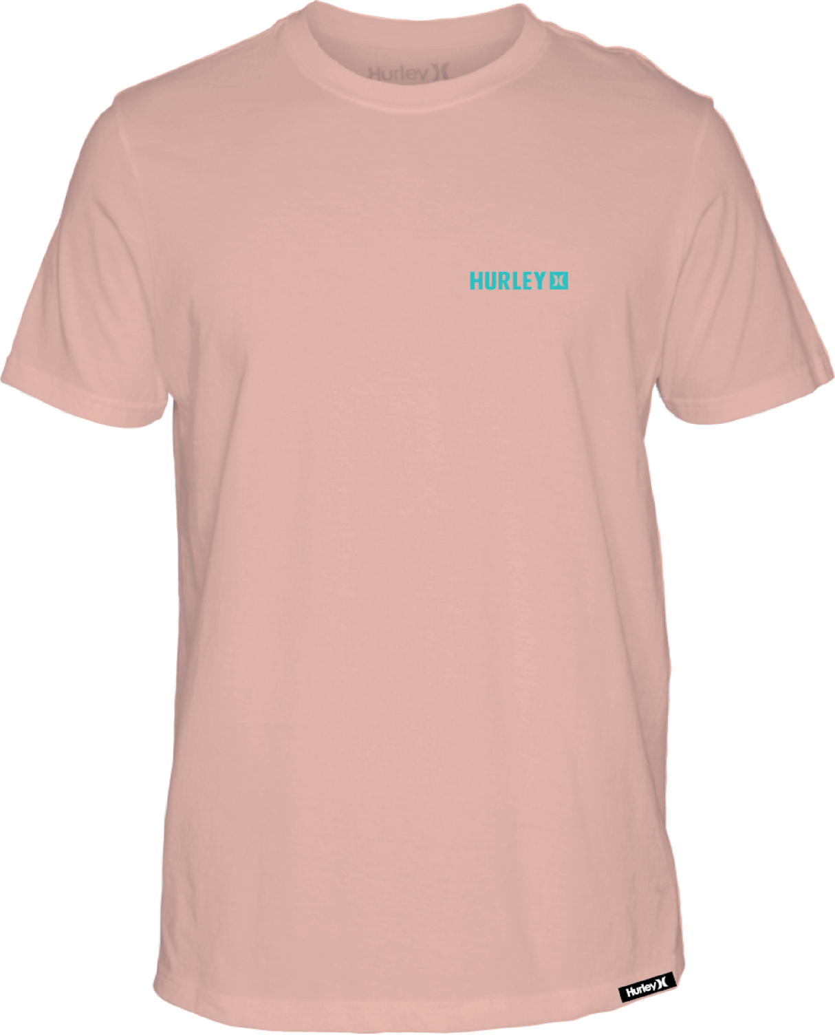 HURLEY Fern Gradient T-Shirt Candy Pink Men's Short Sleeve T-Shirts Hurley