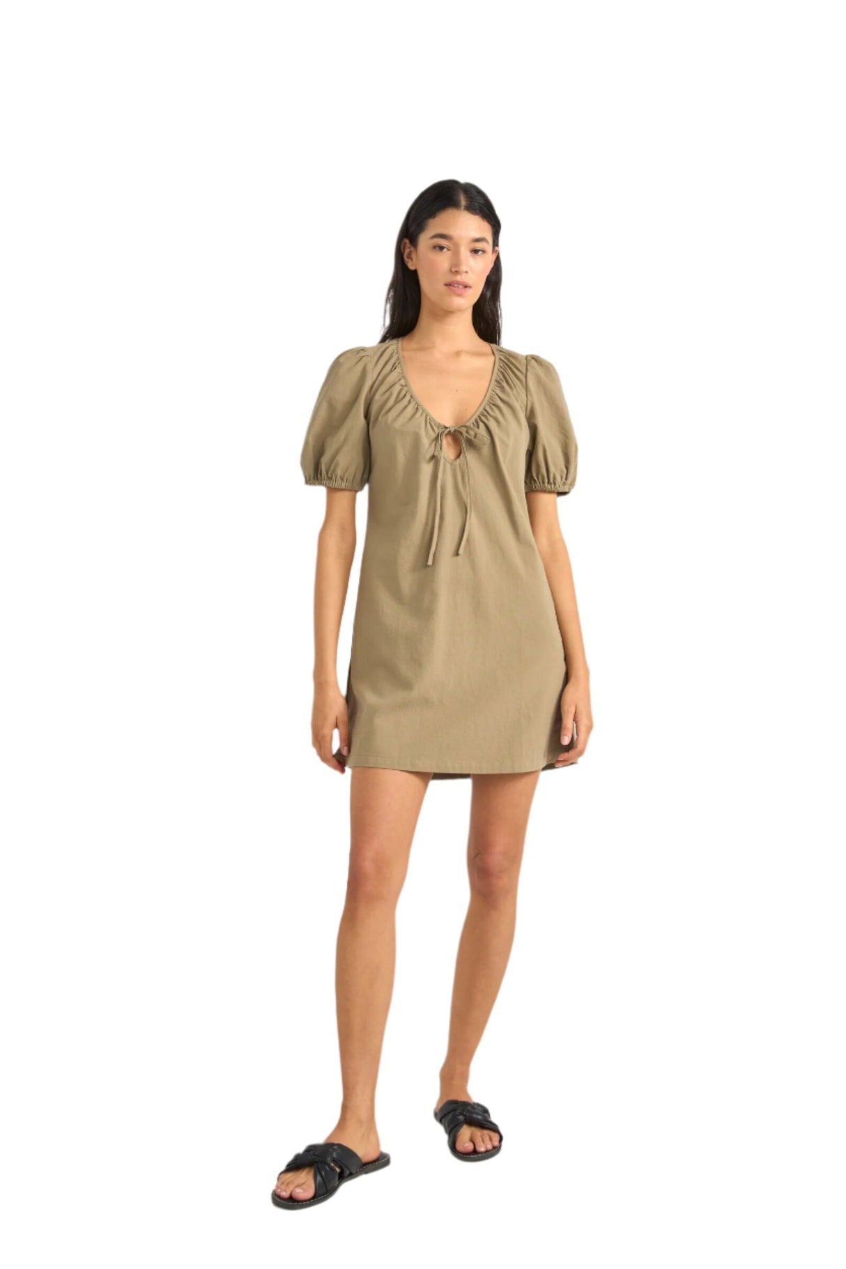 RHYTHM Women's Desi Mini Dress Sage Women's Dresses Rhythm