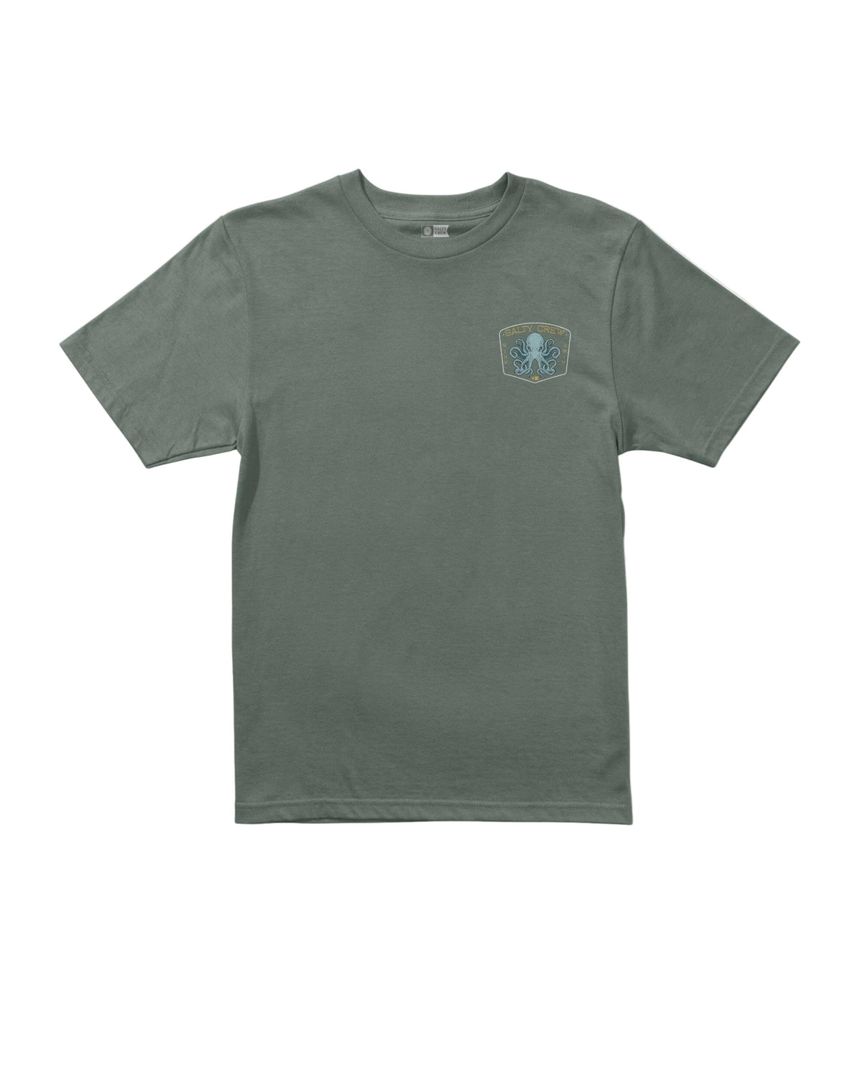 SALTY CREW Boys Tako Club T-Shirt Laurel Wreath Men's Short Sleeve T-Shirts Salty Crew