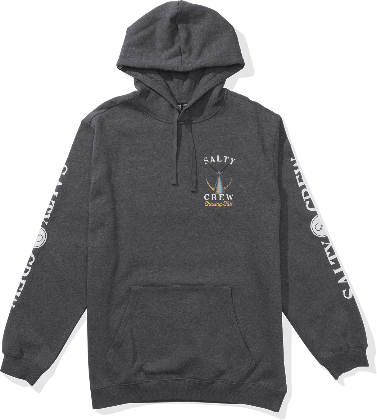 SALTY CREW Tailed Pullover Hoodie Charcoal Heather Men's Pullover Hoodies Salty Crew