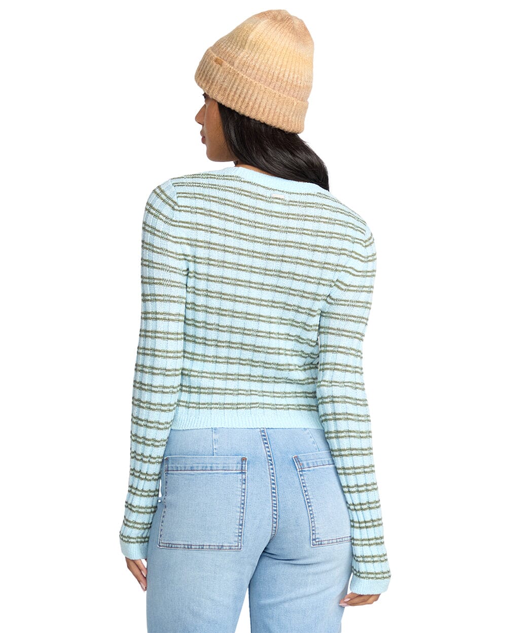 BILLABONG Women's Clare Sweater Misty Blue Women's Sweaters Billabong