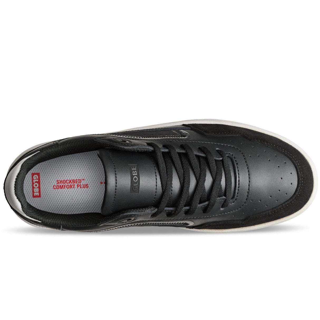 GLOBE Holand Shoes Black/Off White Men's Skate Shoes Globe