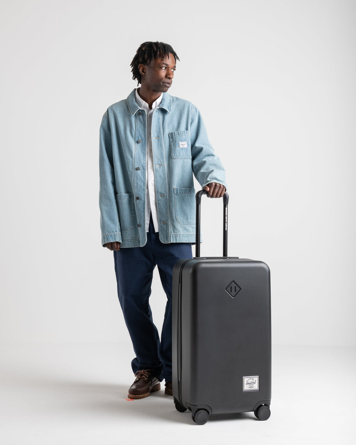 HERSCHEL Heritage Hardshell Medium 67L Luggage Black Luggage Herschel Supply Company