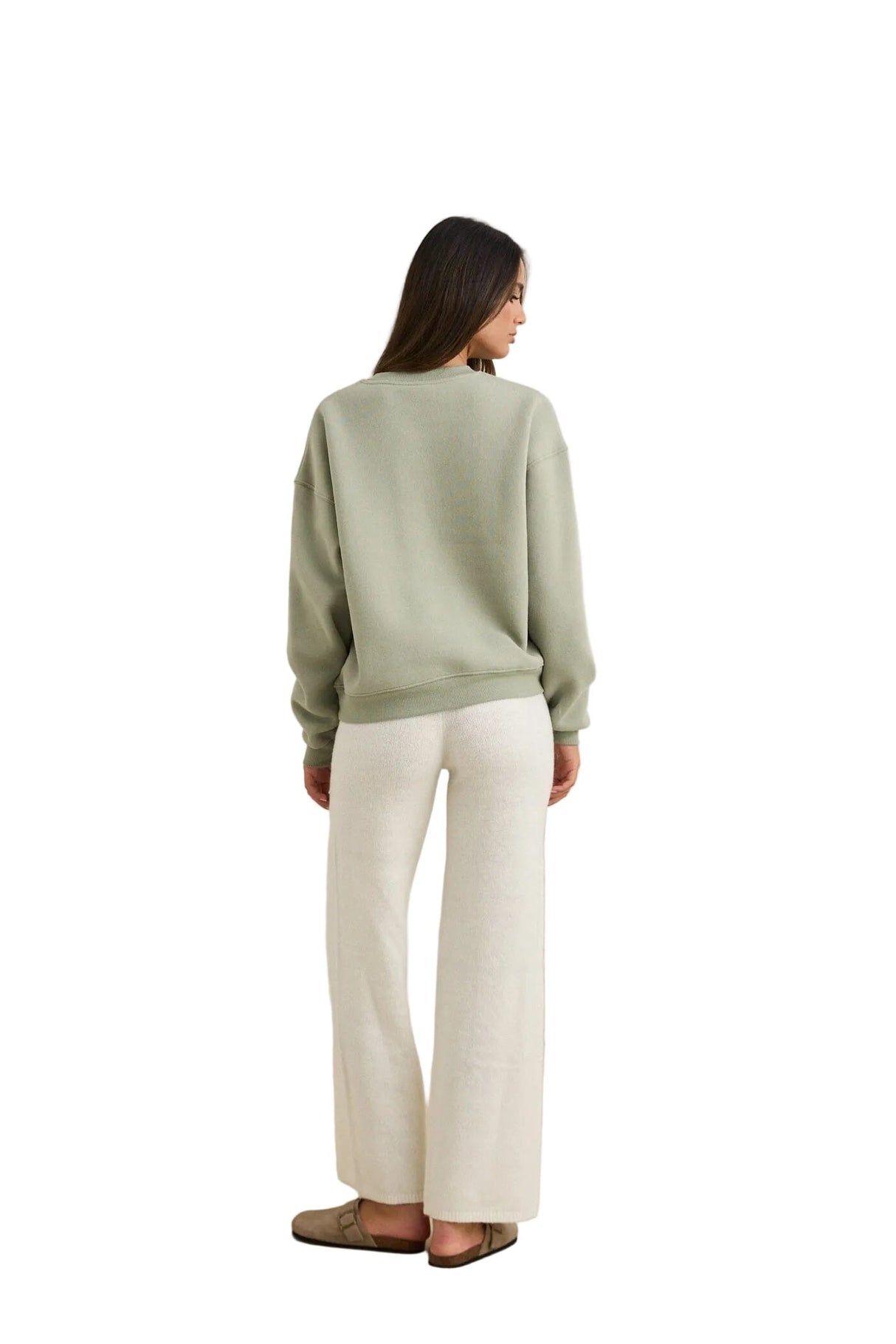 RHYTHM Women's Melia Crew Neck Fleece Palm Women's Crewnecks Rhythm