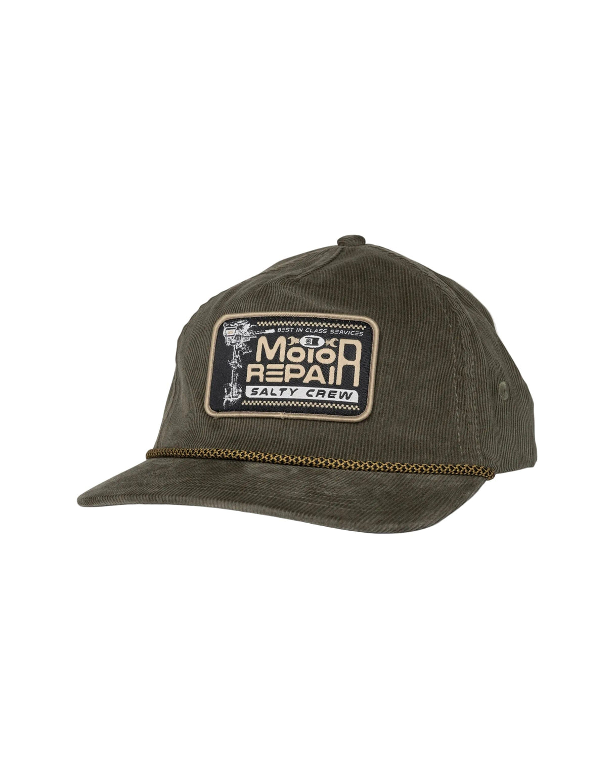 SALTY CREW Chop Chop Snapback Hat Dusty Olive Men's Hats Salty Crew