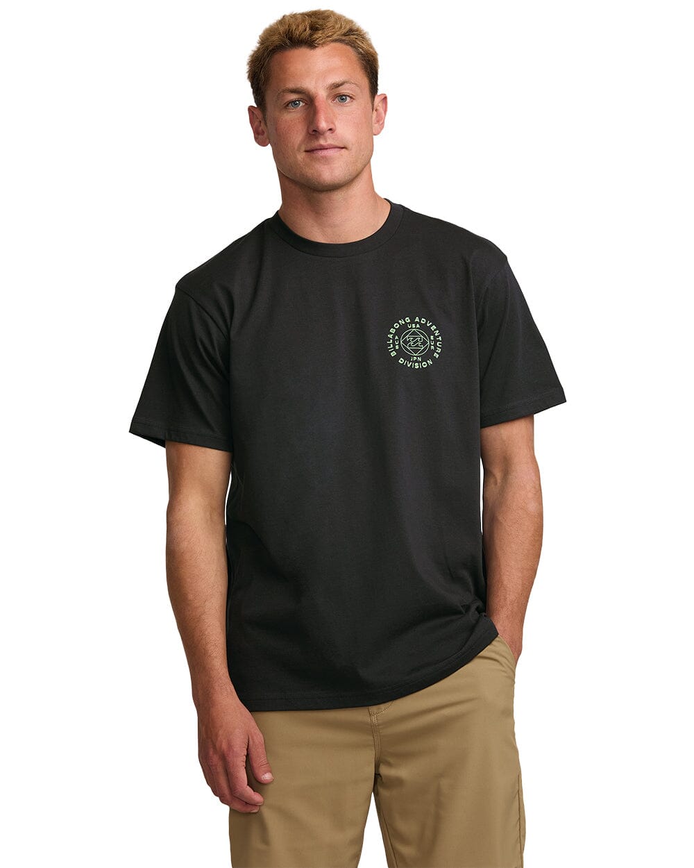BILLABONG Rotation A/Div T-Shirt Dark Stone Men's Short Sleeve T-Shirts Billabong
