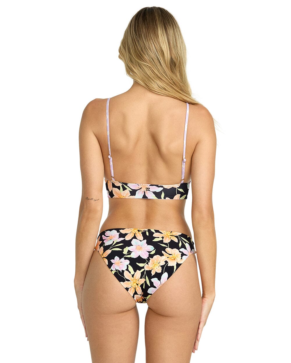 BILLABONG Women's Twin Sol Reversible Lowrider Bikini Bottom Mulch Women's Bikini Bottoms Billabong