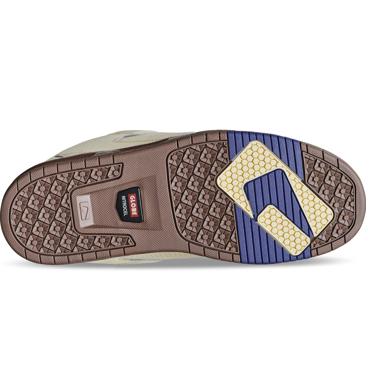 GLOBE Sabre Shoes Antique White/Blue Men's Skate Shoes Globe