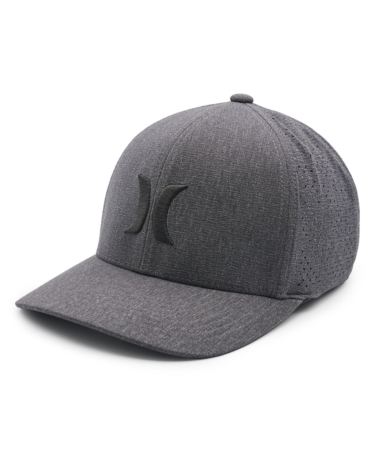 HURLEY Phantom Shores Flex Fit Hat Black Men's Hats Hurley