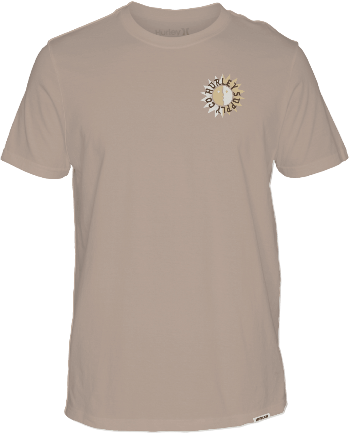 HURLEY Day And Night T-Shirt Bristlecone Men's Short Sleeve T-Shirts Hurley