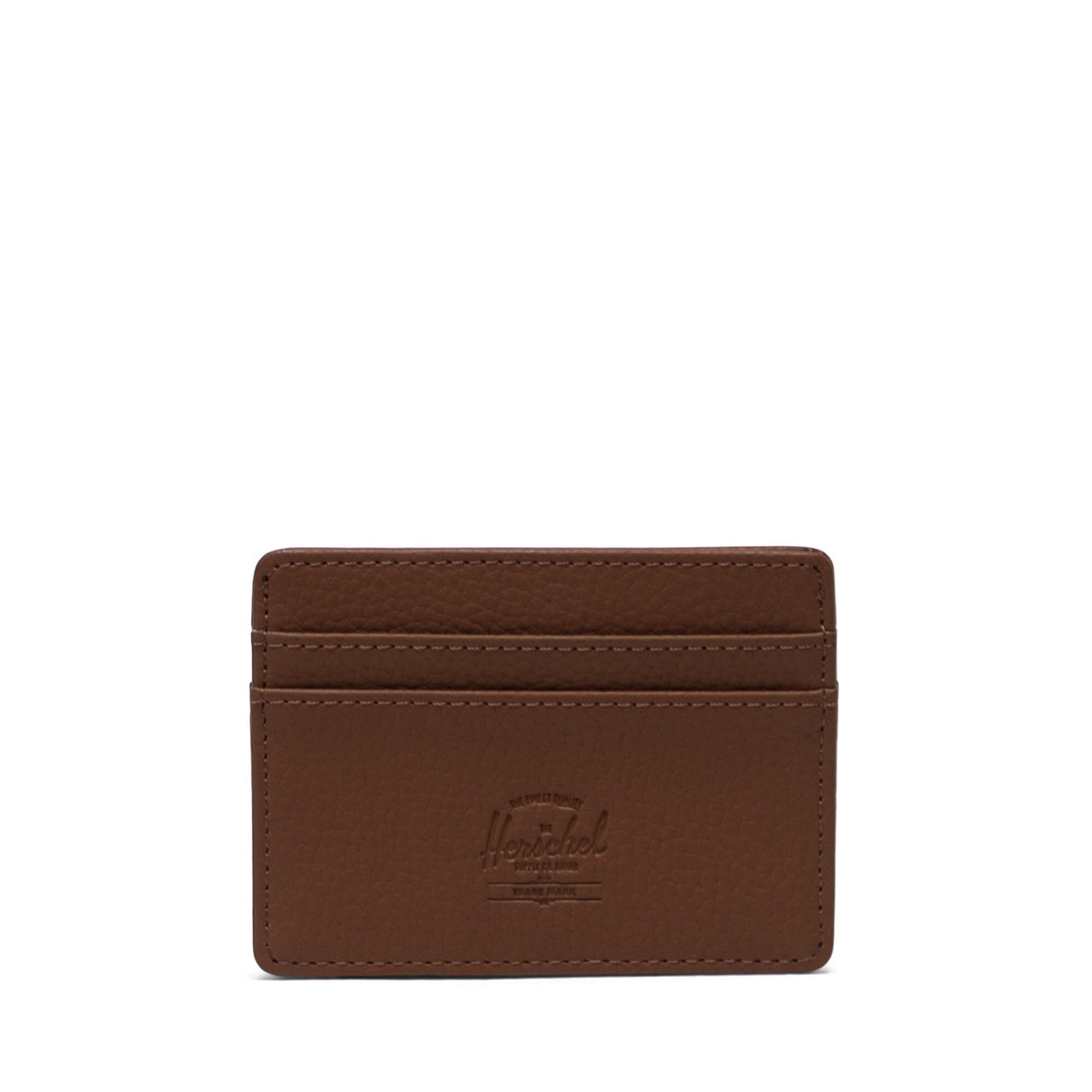 HERSCHEL Charlie Cardholder Wallet Vegan Leather Saddle Brown Men's Wallets Herschel Supply Company