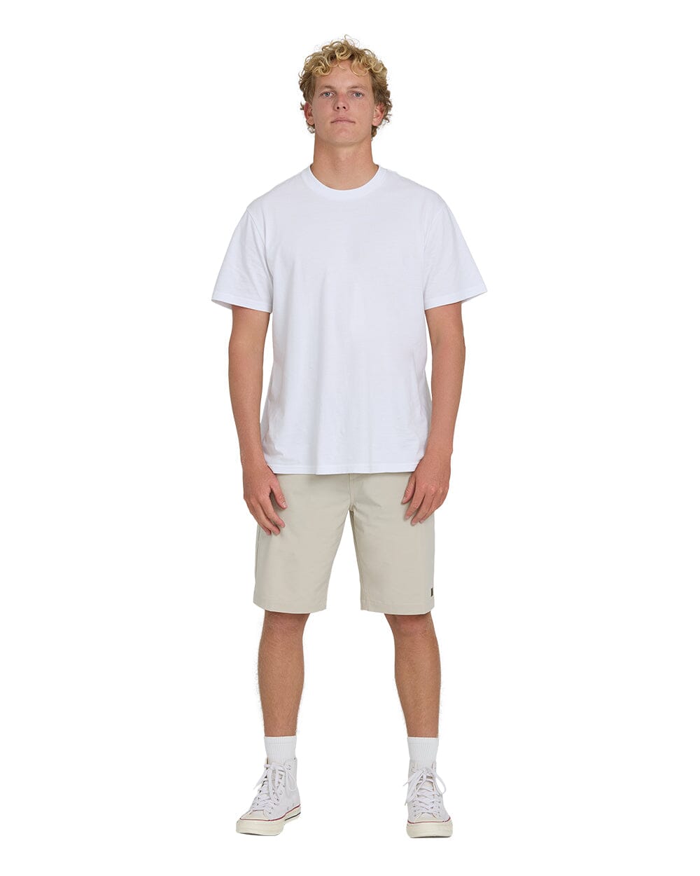 BILLABONG Crossfire Submersible 21" Hybrid Shorts Oatmeal Men's Hybrid Shorts Billabong
