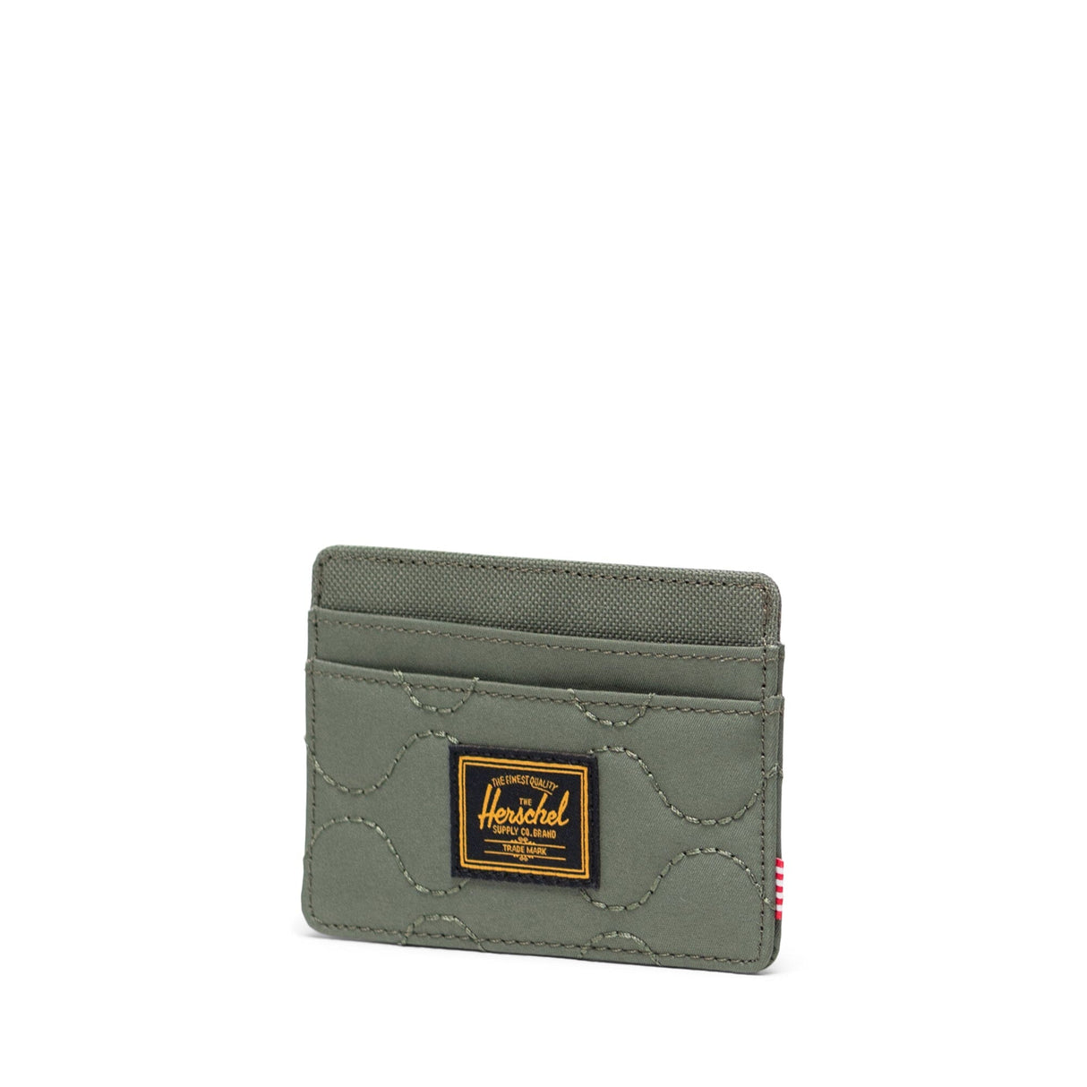 HERSCHEL Charlie Quilted Capsule Cardholder Beetle Men's Wallets Herschel Supply Company