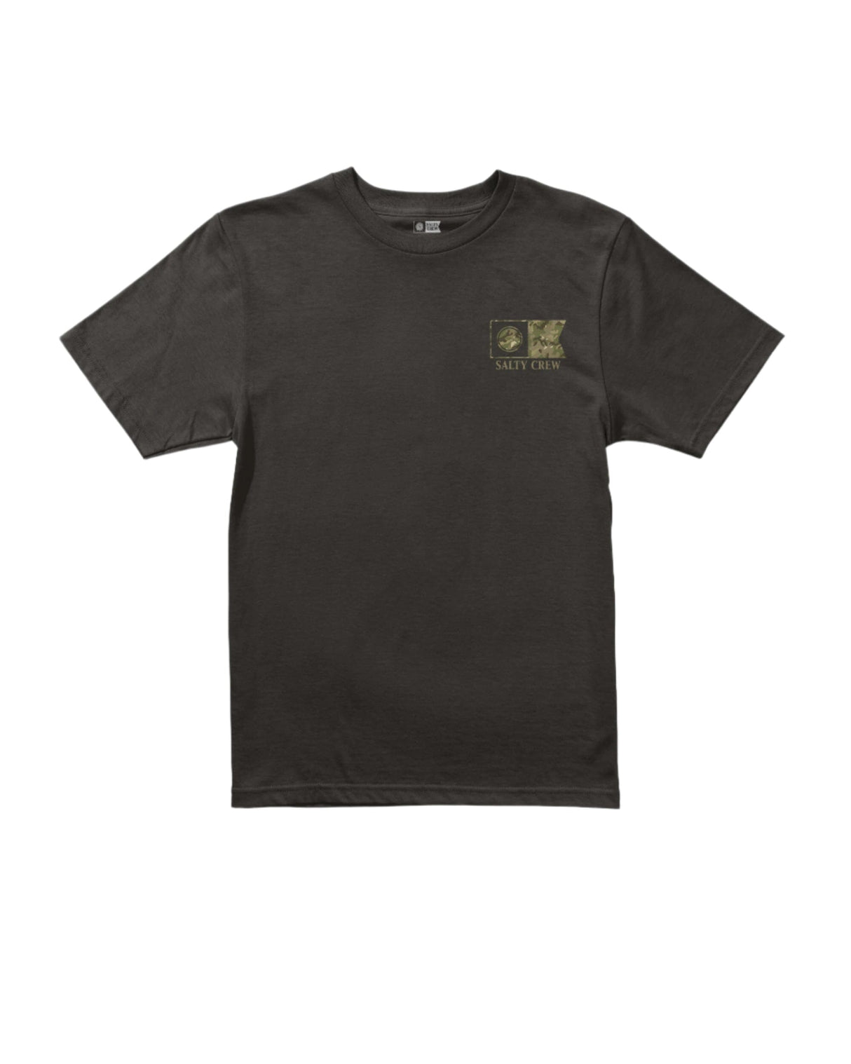 SALTY CREW Boys Flagship Fill T-Shirt Black Boy's T-Shirts Salty Crew