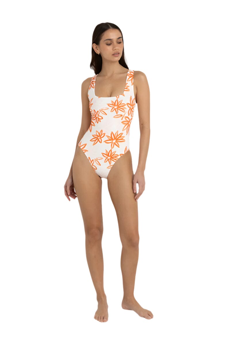 RHYTHM Women's Sanctuary Floral Square Neck One Piece White Women's One Pieces Rhythm