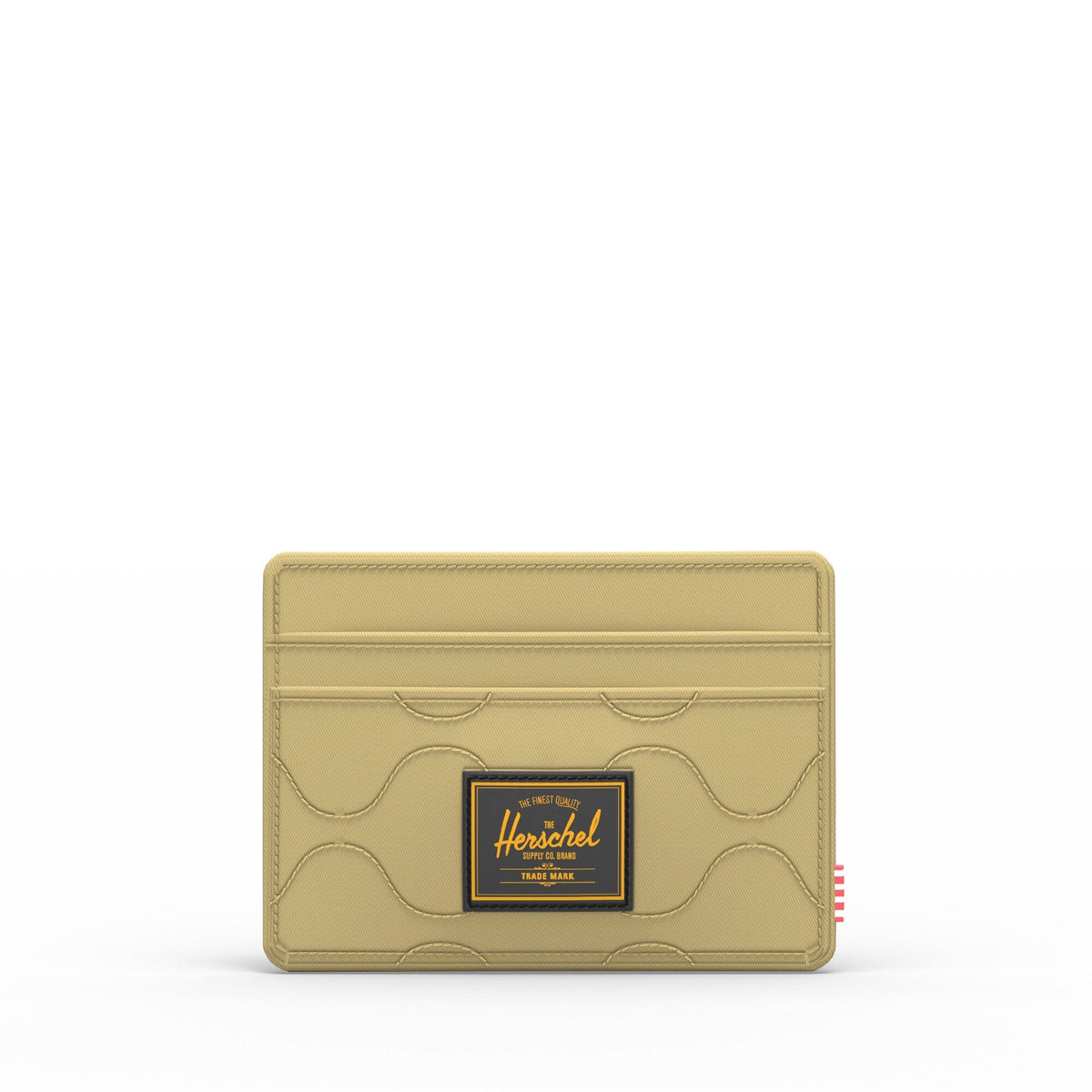 HERSCHEL Quilted Charlie Cardholder Wallet Khaki Tonal Men's Wallets Herschel Supply Company