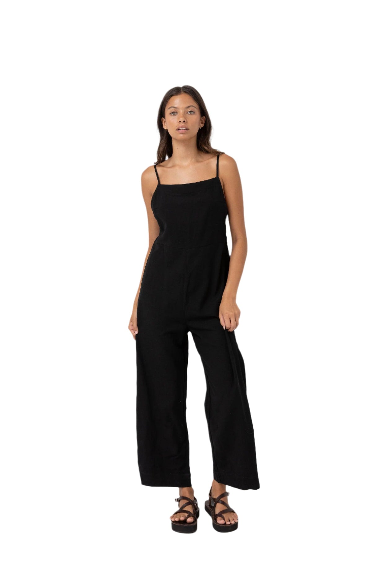 RHYTHM Women's Classic Jumpsuit Black Women's Rompers & Jumpsuits Rhythm