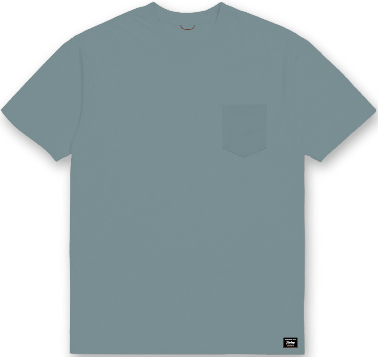 HURLEY Built Pocket T-Shirt Worker Blue Men's Short Sleeve T-Shirts Hurley