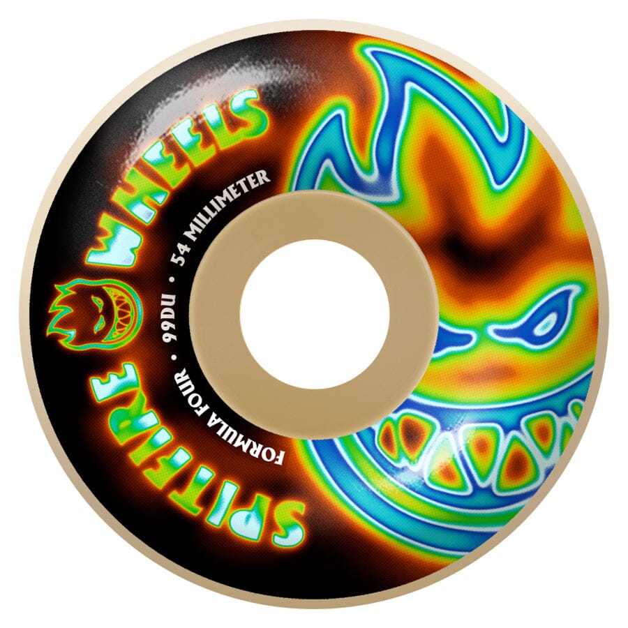 SPITFIRE F4 Radioactive Bighead 54mm Skateboard Wheels Skateboard Wheels Spitfire