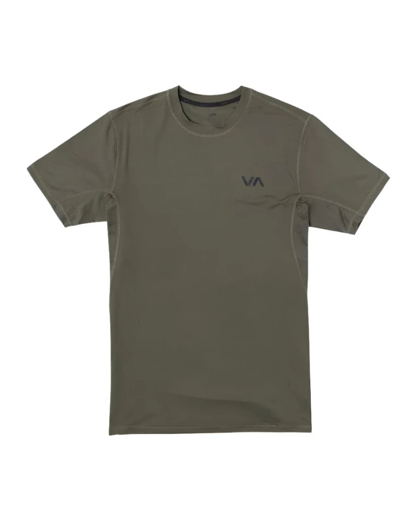 RVCA Sport Vent Performance T-Shirt Olive Men's Short Sleeve T-Shirts RVCA