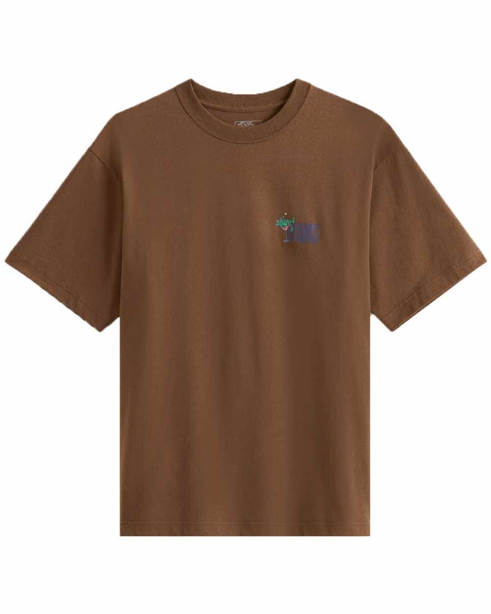 VANS Bar Hopper T-Shirt Vintage Cocoa Men's Short Sleeve T-Shirts Vans