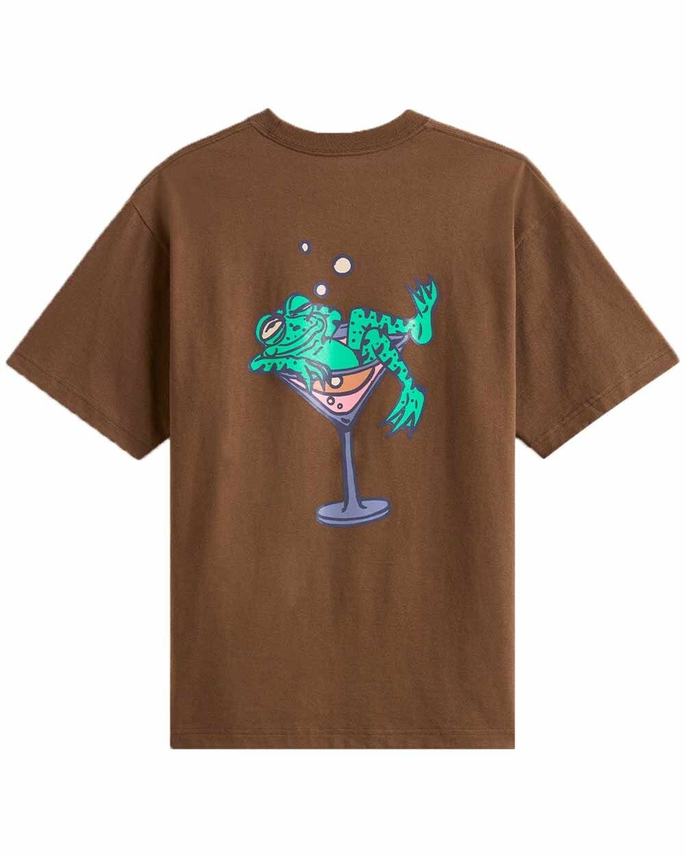VANS Bar Hopper T-Shirt Vintage Cocoa Men's Short Sleeve T-Shirts Vans