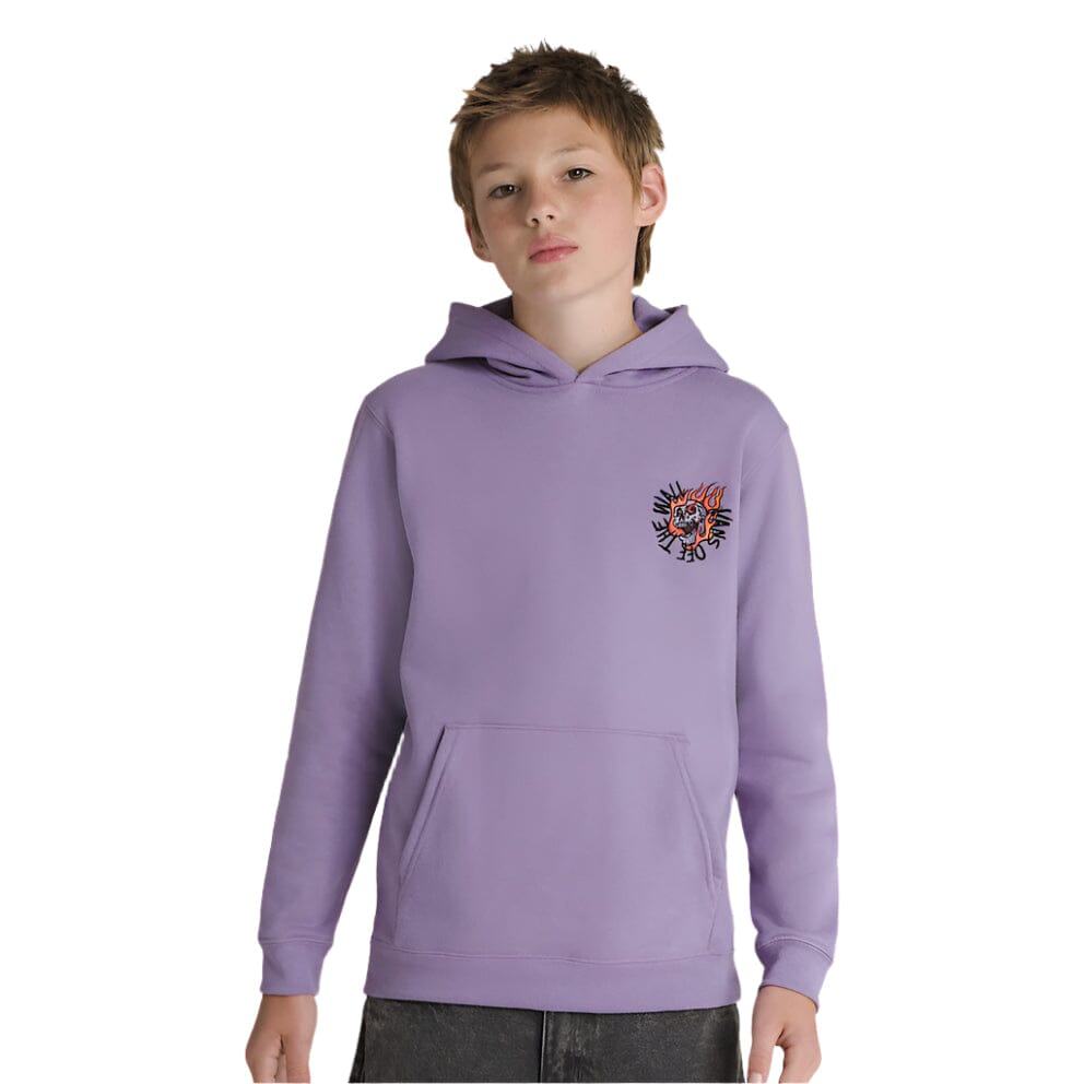 VANS Boy's Vortex Pullover Hoodie Purple Haze Boy's Pullover Hoodies vans