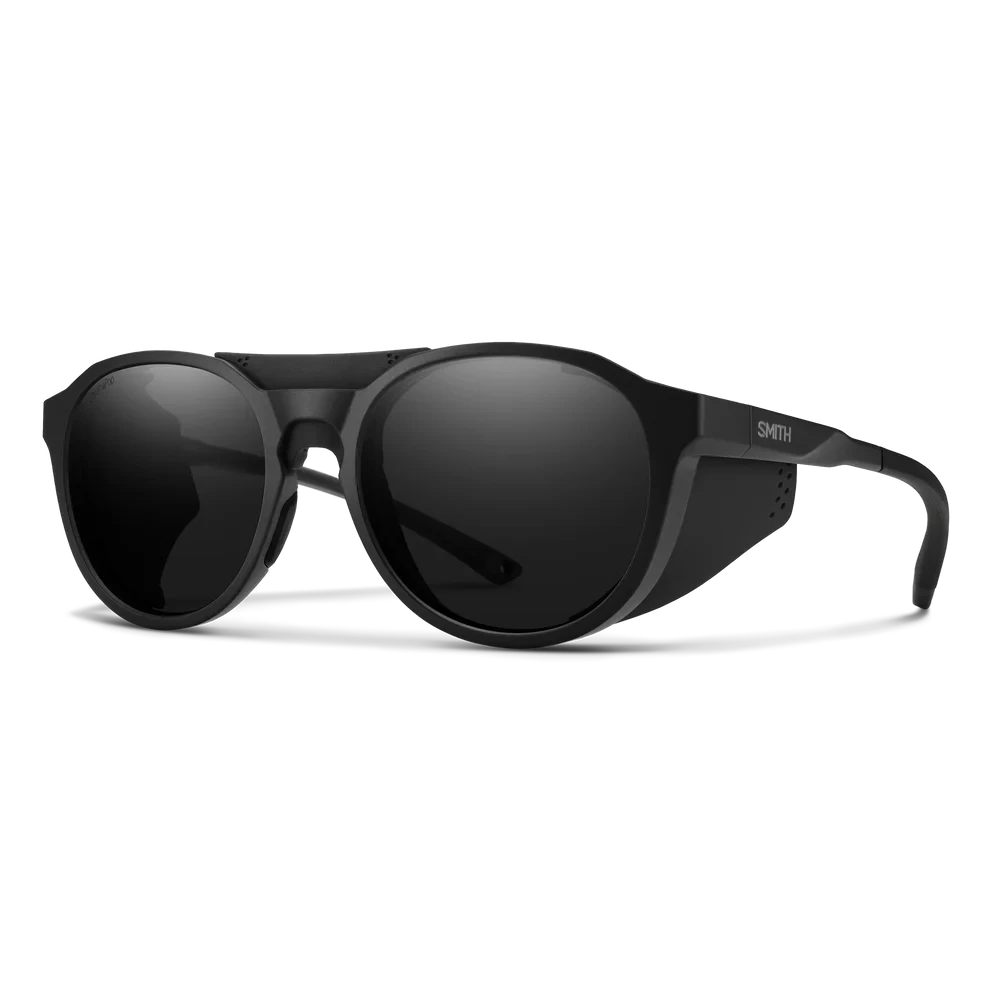 SMITH Venture Matte Black - ChromaPop Glass Polarized Black Sunglasses Sunglasses Smith