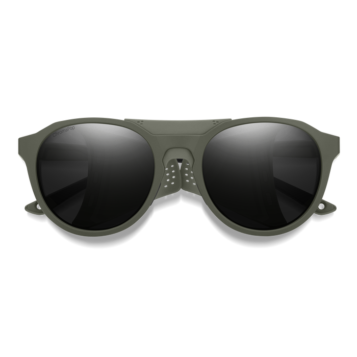 SMITH Venture Matte Moss - ChromaPop Black Polarized Sunglasses Sunglasses Smith