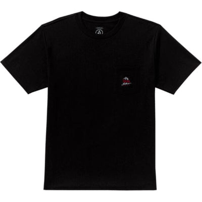VOLCOM Speed Snake Pocket T-Shirt Black Men's Short Sleeve T-Shirts Volcom
