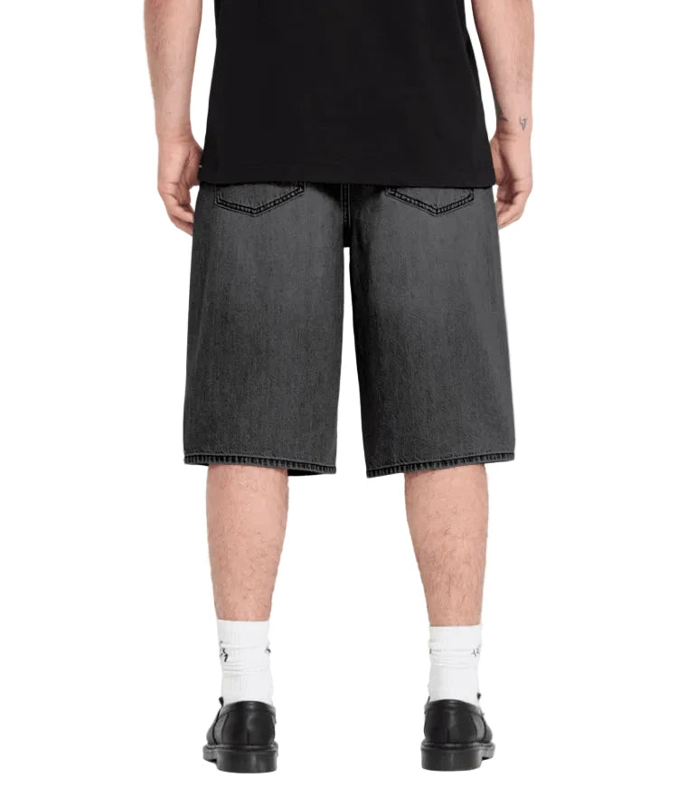 VOLCOM Chillow 24" Denim Short Black/Gray Men's Walkshorts Volcom