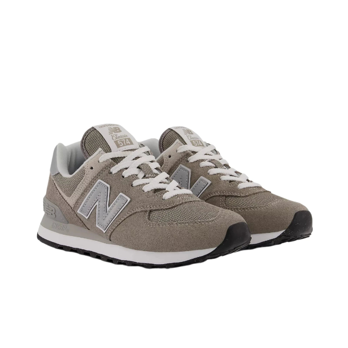 NEW BALANCE Women's 574 Core Shoes Grey/White Women's Skate Shoes New Balance
