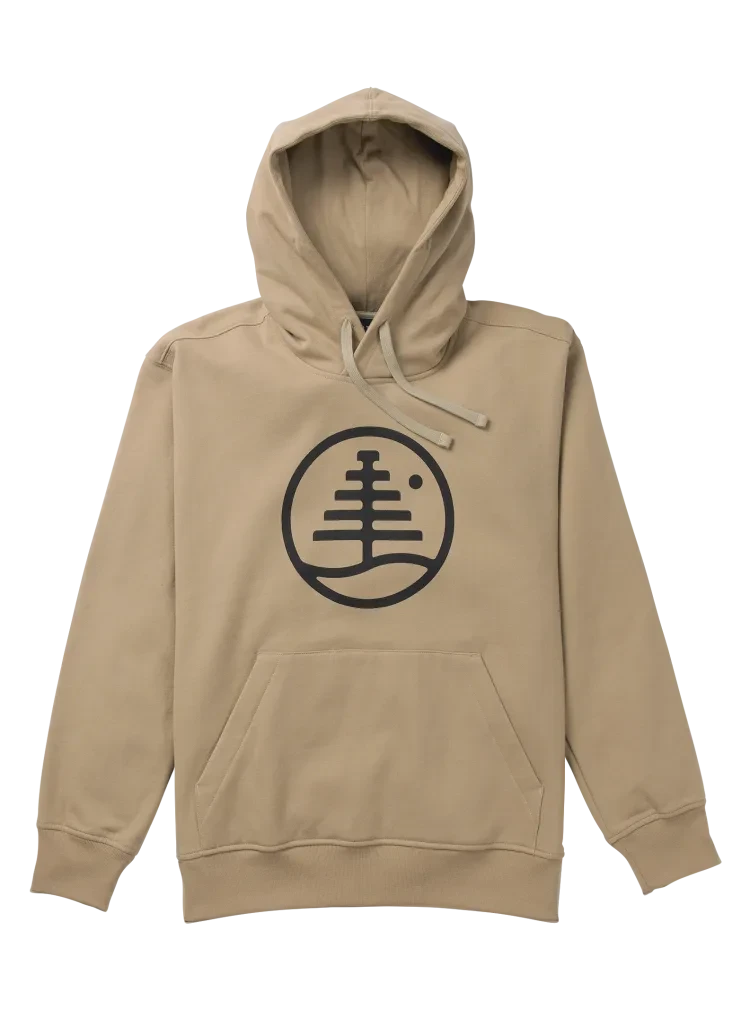 BURTON Family Tree Pullover Hoodie Summit Taupe Men's Pullover Hoodies Burton