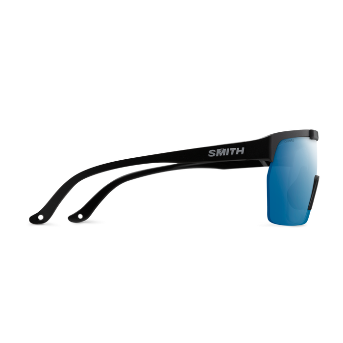 SMITH XC Matte Black Chromapop - Polarized Blue Mirror Sunglasses Sunglasses Smith