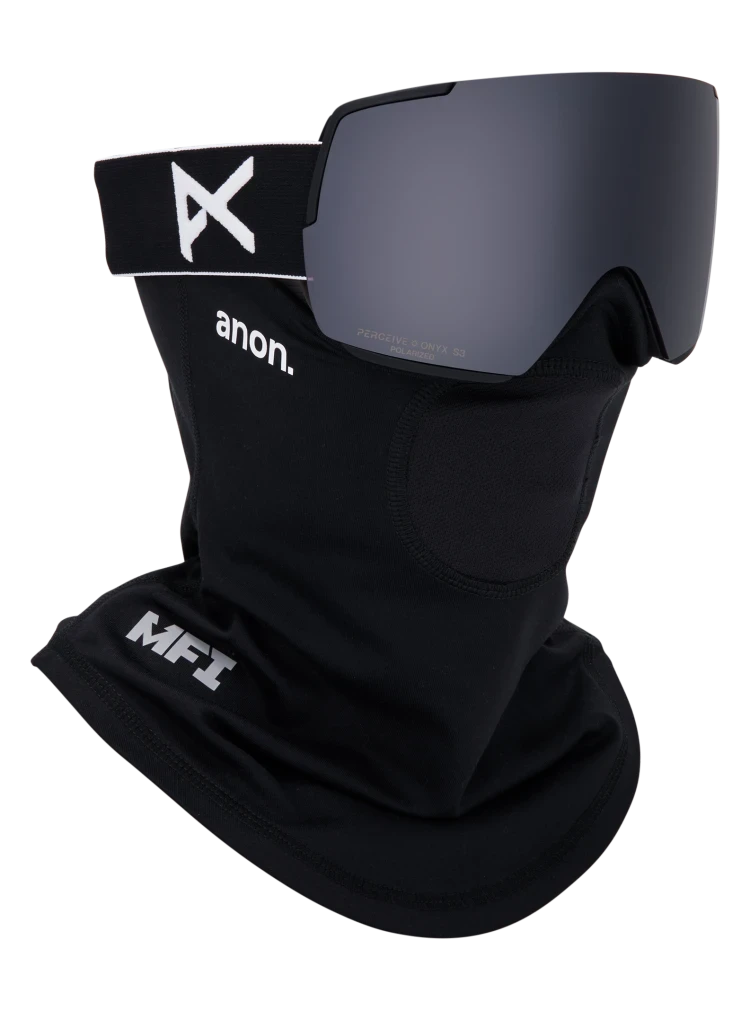 ANON M5 Smoke - Perceive Sunny Onyx + Perceive Variable Violet + MFI Face Mask Snow Goggle Snow Goggles Anon