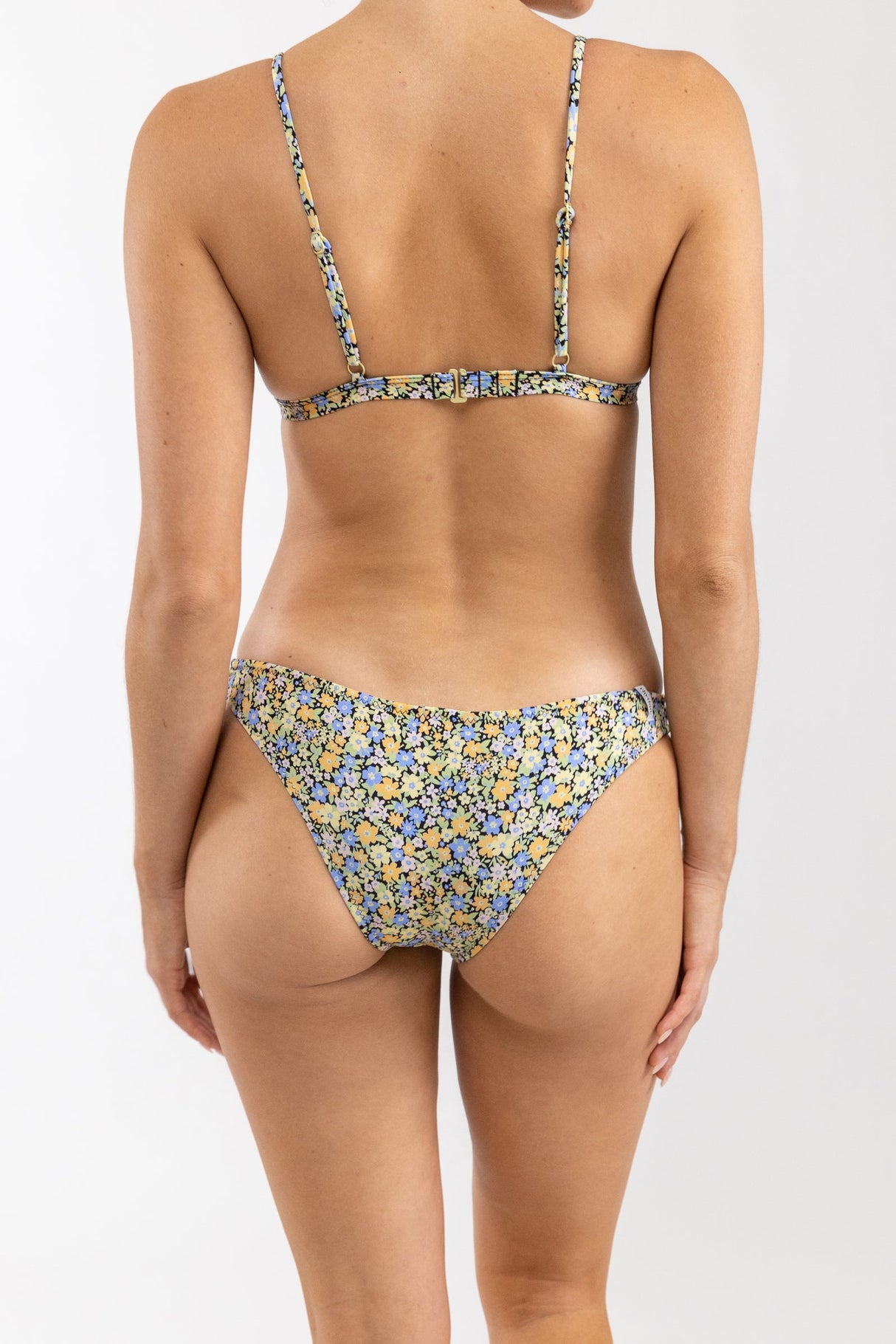 RHYTHM Carrie Cheeky Bikini Bottom Women's Black Women's Bikini Bottoms Rhythm