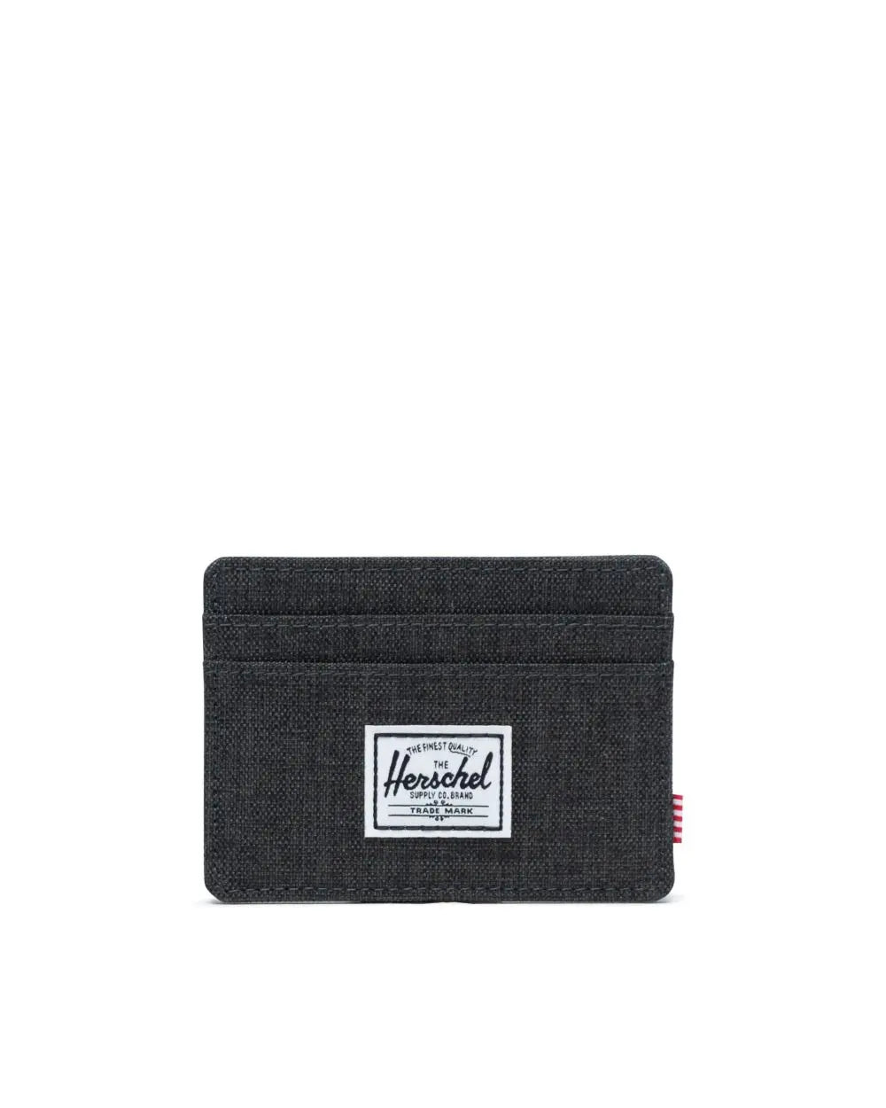 HERSCHEL Charlie Wallet Black Crosshatch Men's Wallets Herschel Supply Company