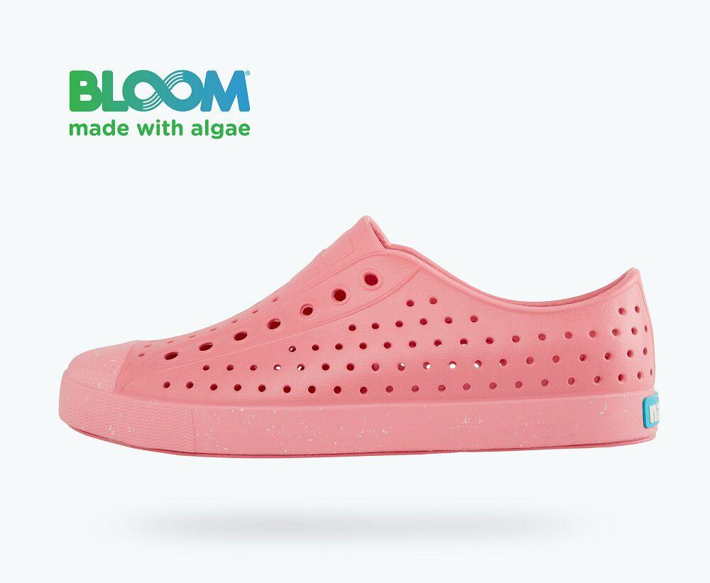 NATIVE Jefferson Bloom Adult Shoes Women's Clover Pink/Parachute Pink/Shell Speckles Women's Native Shoes Native Shoes
