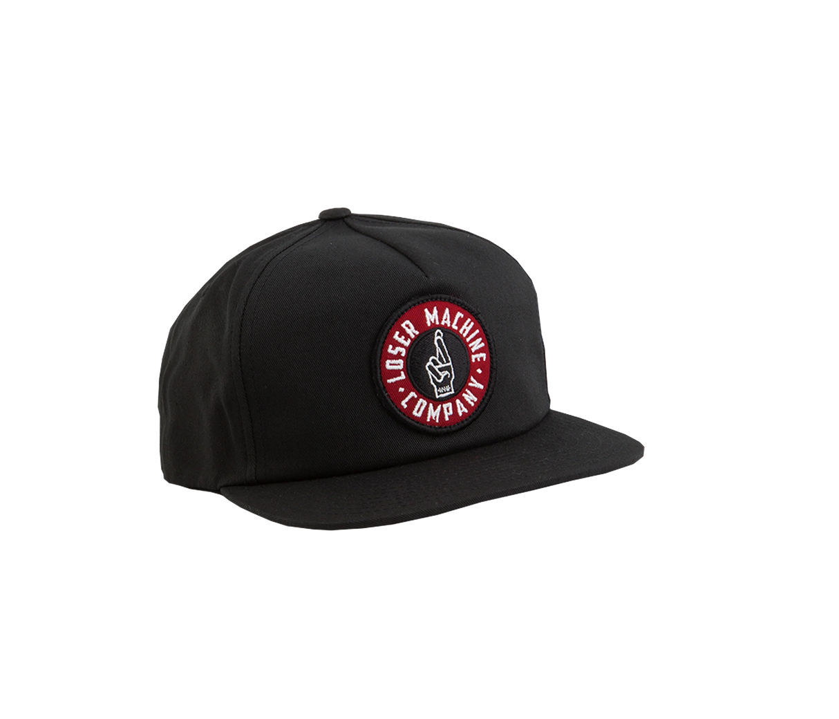 LOSER MACHINE Good Luck Snapback Black Men's Hats Loser Machine