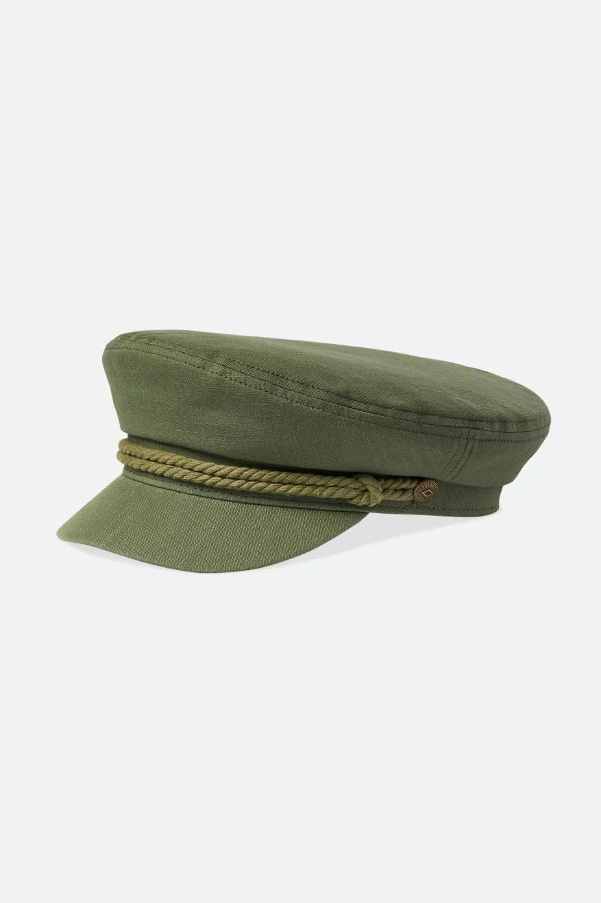 BRIXTON Women's Fiddler Fisherman Cap Olive Surplus Women's Hats Brixton