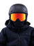 ANON Kids Relapse Jr. Black - Red Solex + MFI Facemask Snow Goggle Youth Snow Goggles Anon 