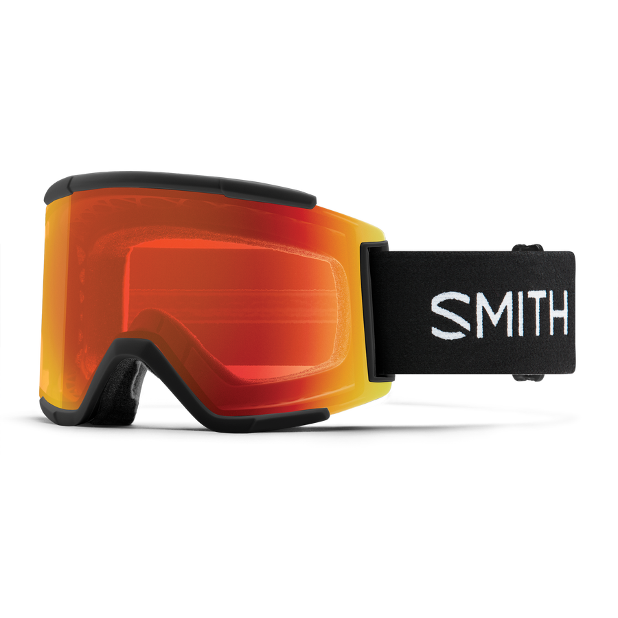 SMITH Squad XL Black - ChromaPop Everyday Red Mirror + ChromaPop Storm Yellow Flash Snow Goggle