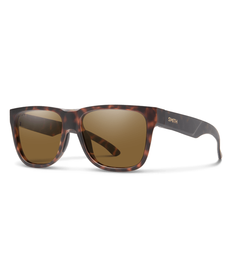SMITH Lowdown 2 Matte Tortoise - ChromaPop Brown Polarized Sunglasses Sunglasses Smith 