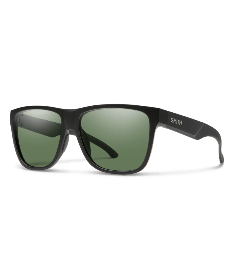 SMITH Lowdown XL 2 Matte Black - ChromaPop Grey Green Polarized Sunglasses Sunglasses Smith