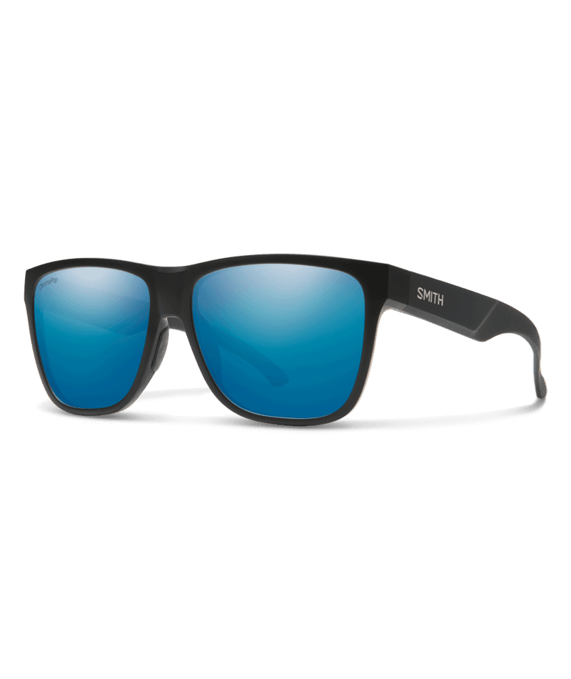 SMITH Lowdown XL 2 Matte Black - ChromaPop Blue Mirror Polarized Sunglasses Sunglasses Smith