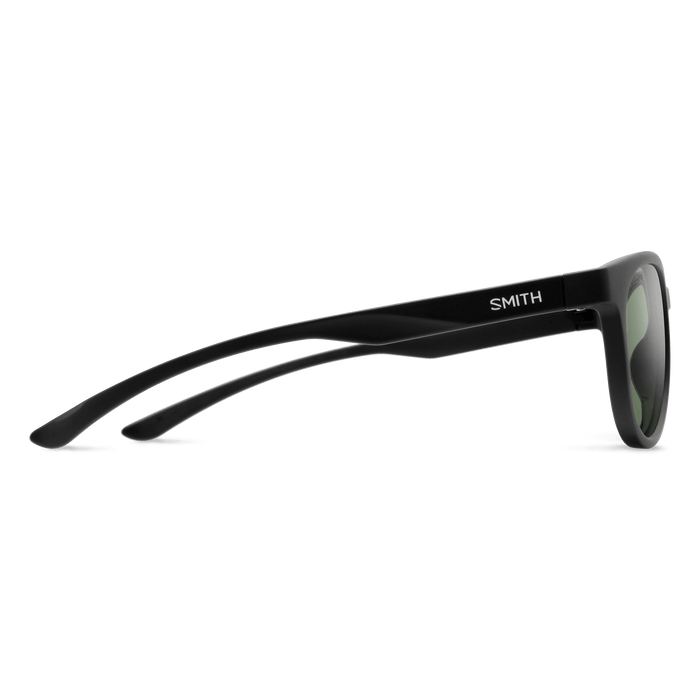 SMITH Eastbank Matte Black - ChromaPop Grey Green Polarized Sunglasses SUNGLASSES - Smith Sunglasses Smith