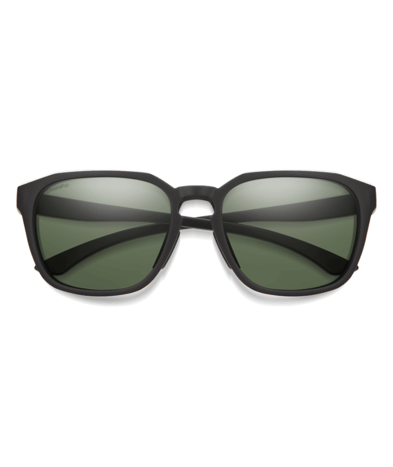 SMITH Contour Matte Black - ChromaPop Grey Green Polarized Sunglasses Sunglasses Smith